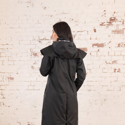 Outback Full Length Waterproof Raincoat - Black-Lighthouse