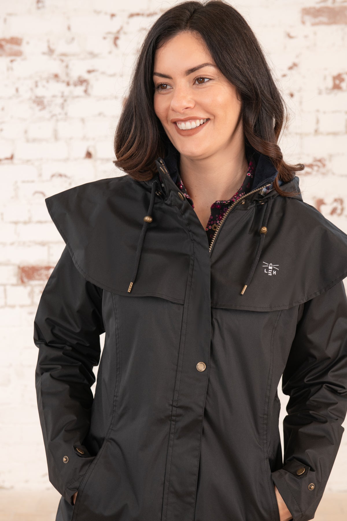 Outback Full Length Waterproof Raincoat - Black-Lighthouse