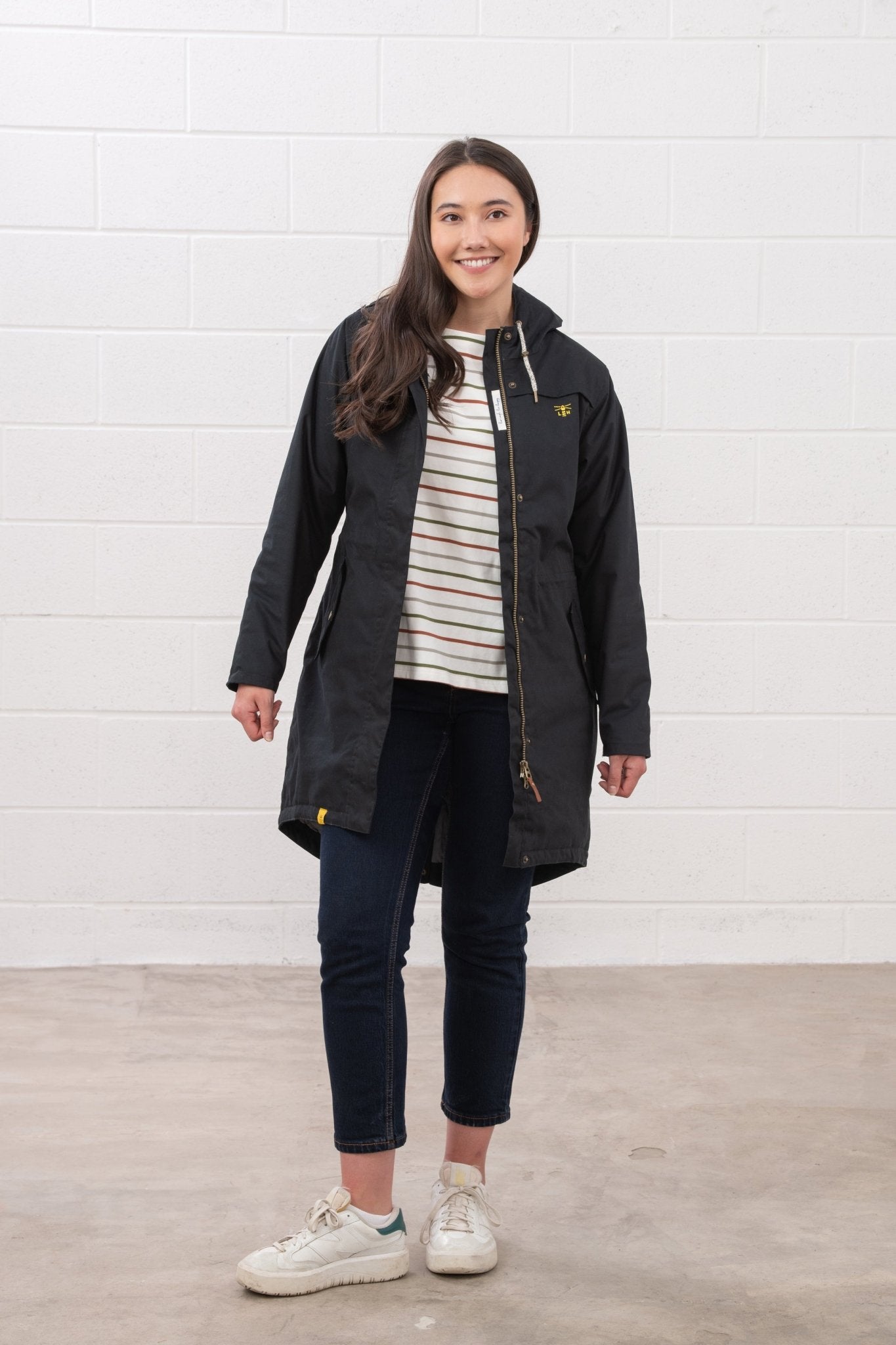 Abigail Coat - Black - Lighthouse