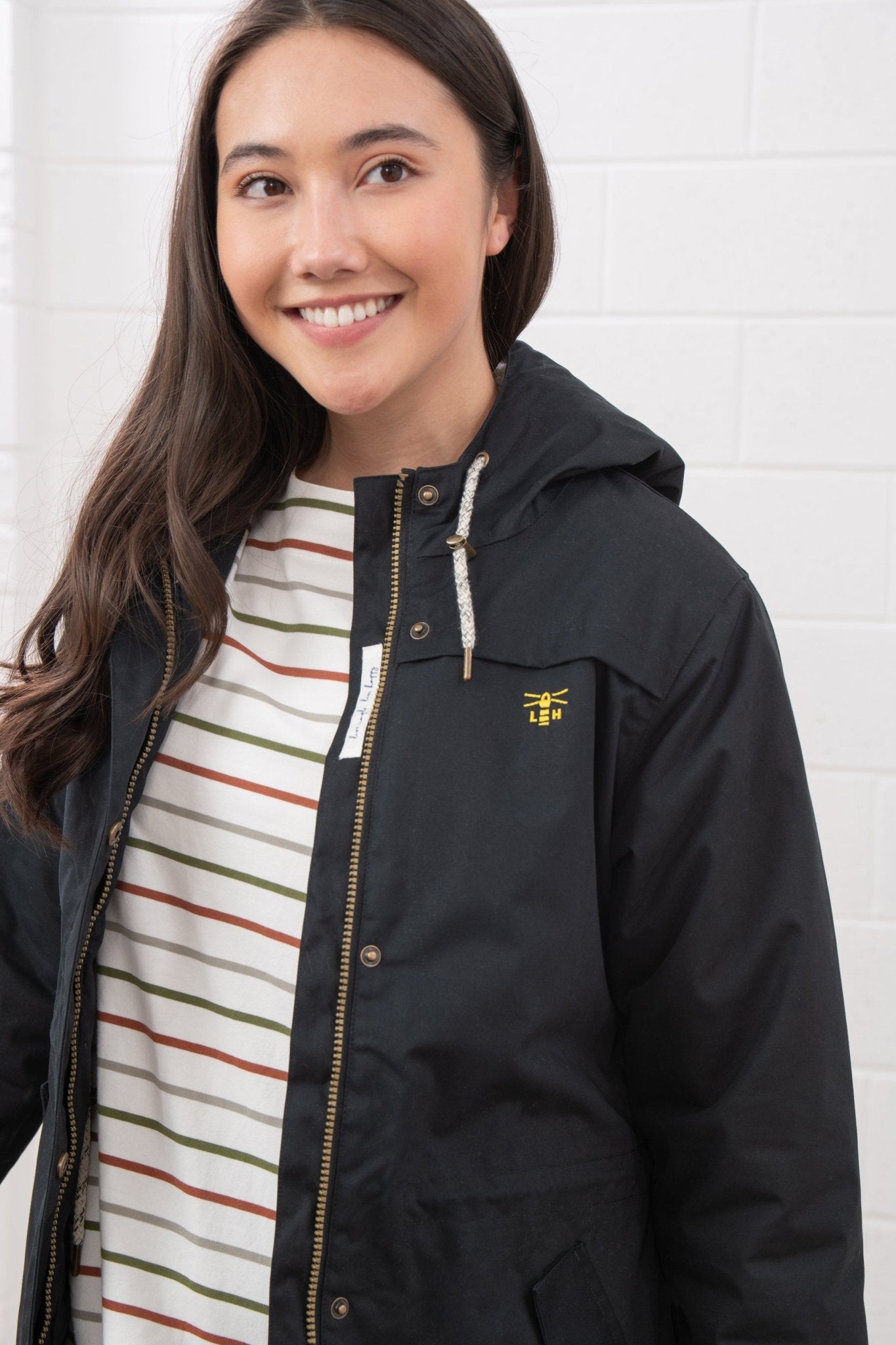 Abigail Coat - Black - Lighthouse