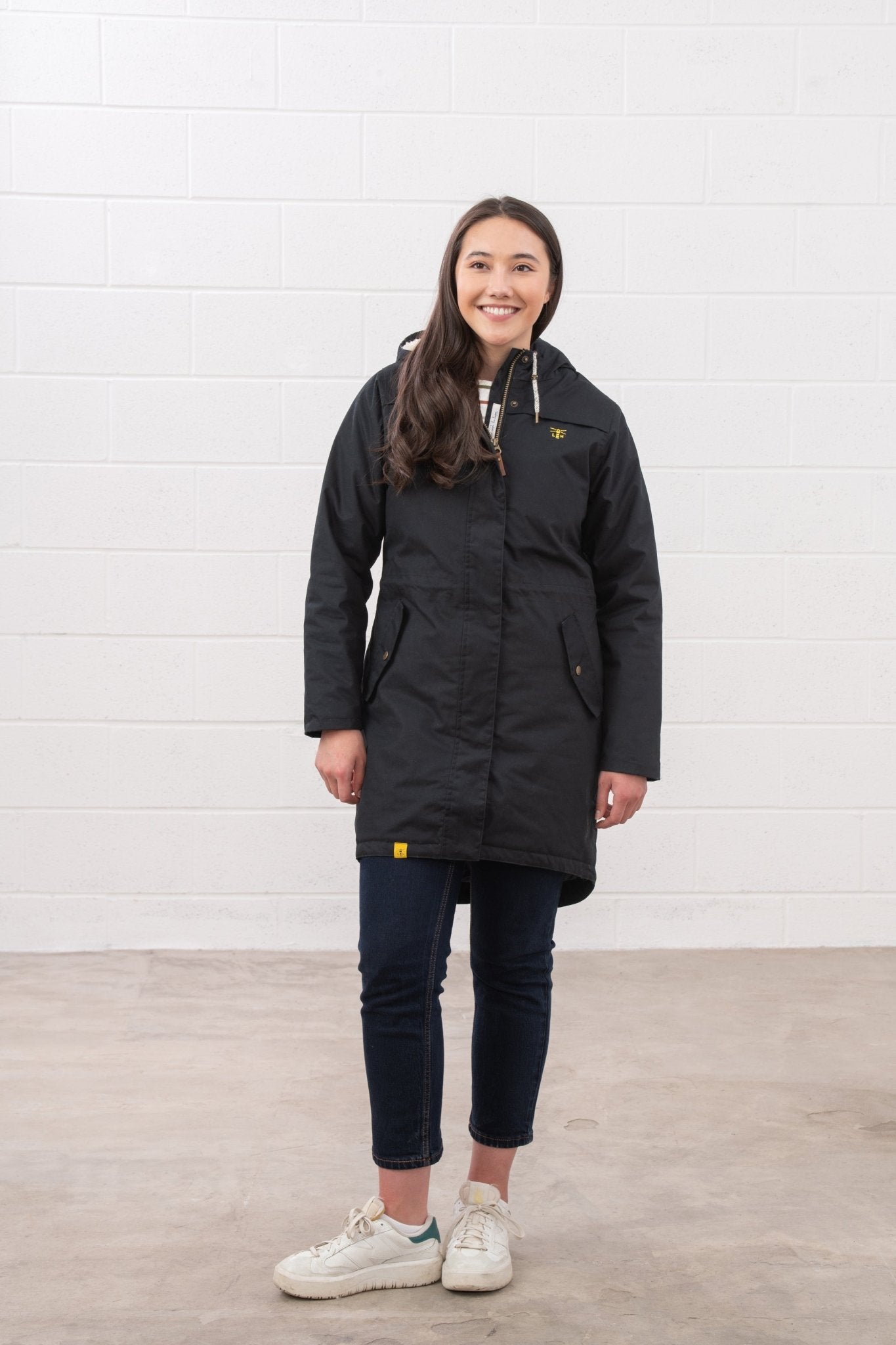 Abigail Coat - Black - Lighthouse