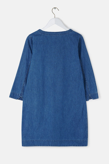 Anna Dress - Washed Denim - Lighthouse
