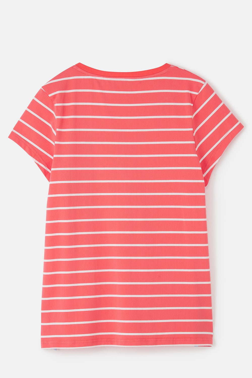 Ariana Tee - Deep Coral Stripe - Lighthouse