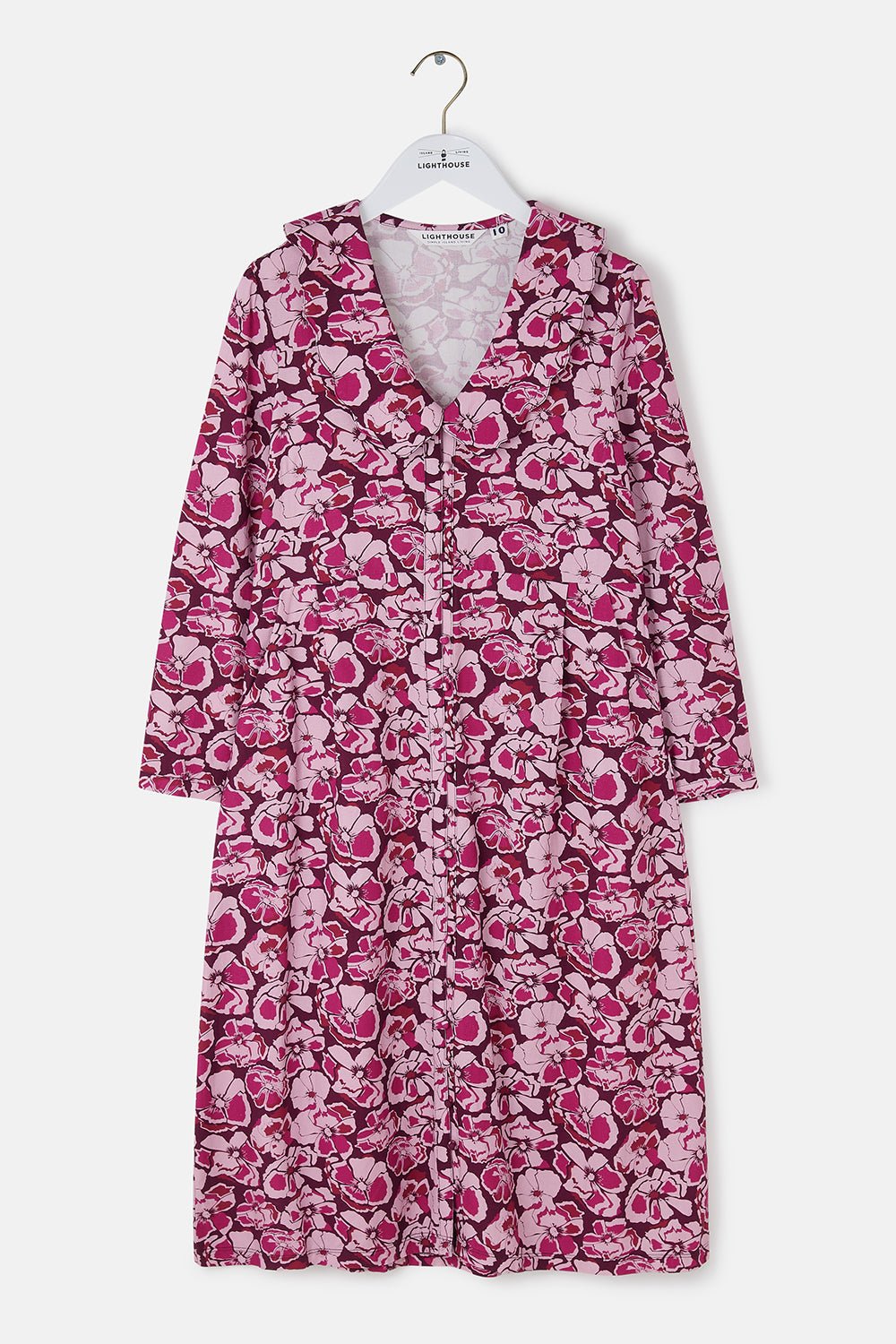 Bryony Dress - Cranberry Floral - Lighthouse