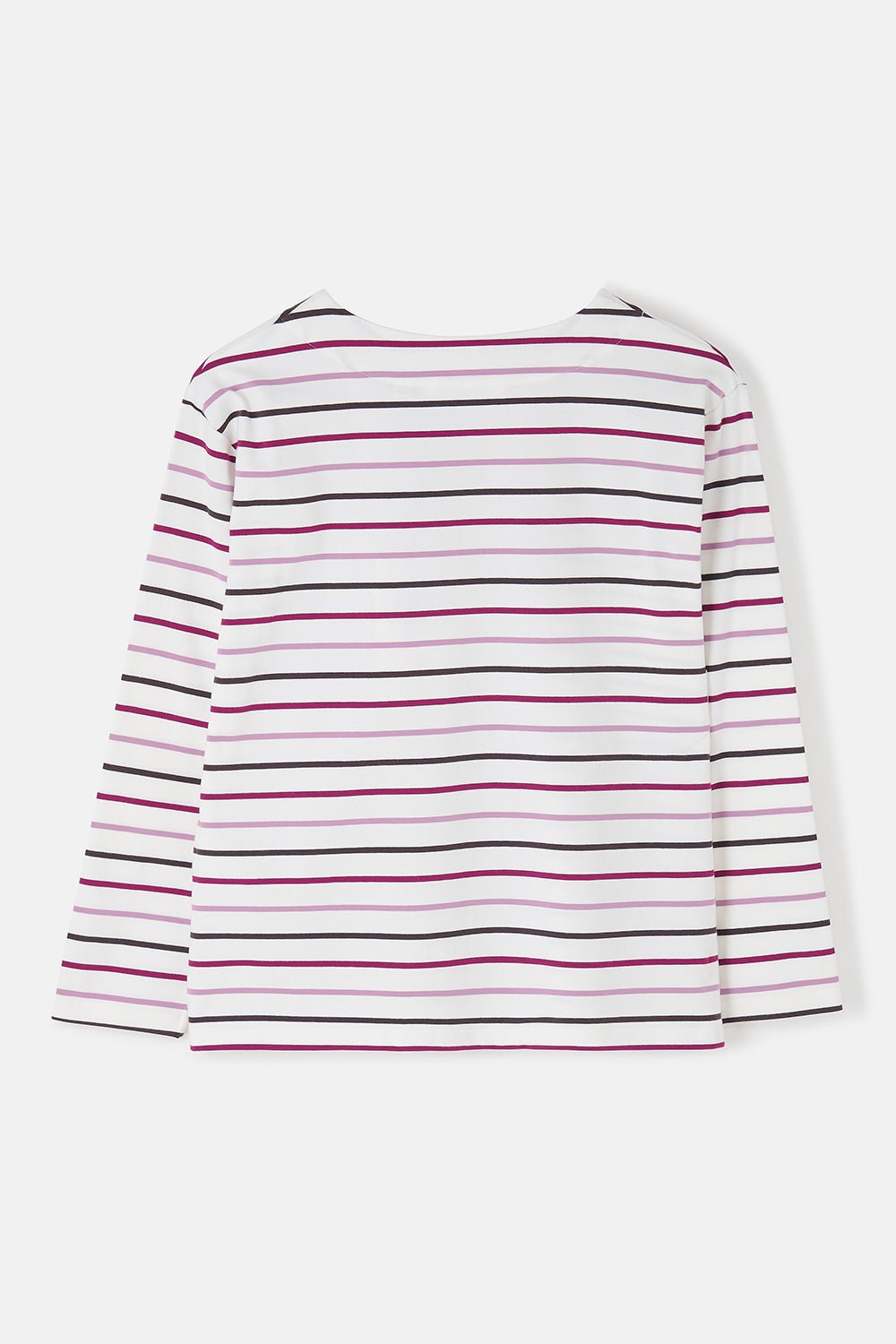 Causeway Breton Top - Cranberry Pink Stripe - Lighthouse
