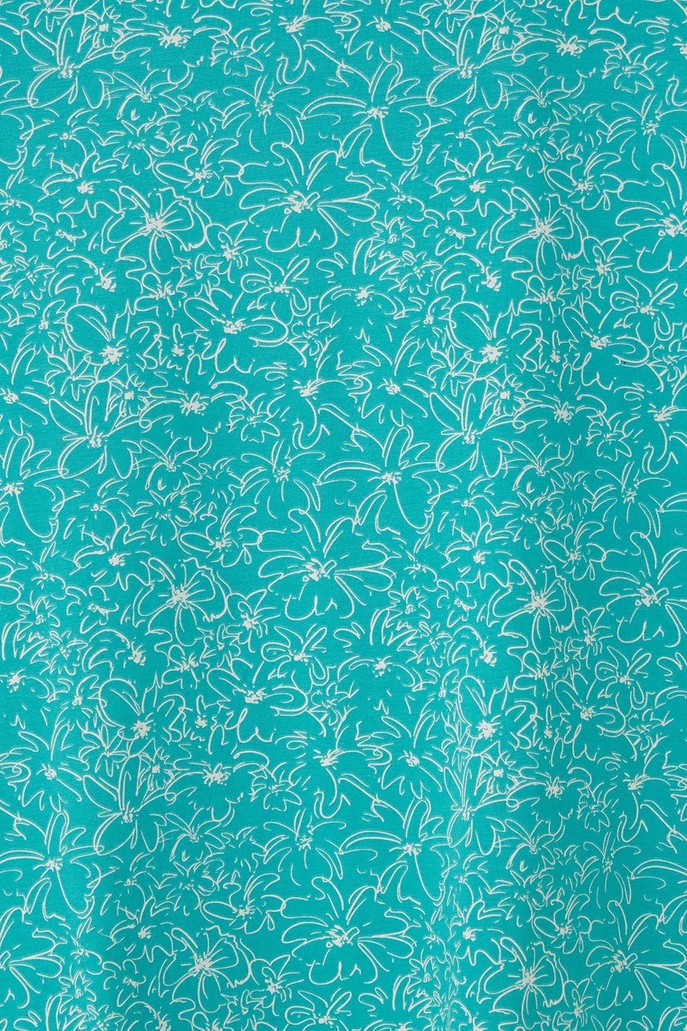 Causeway Tee - Soft Teal Floral - Lighthouse