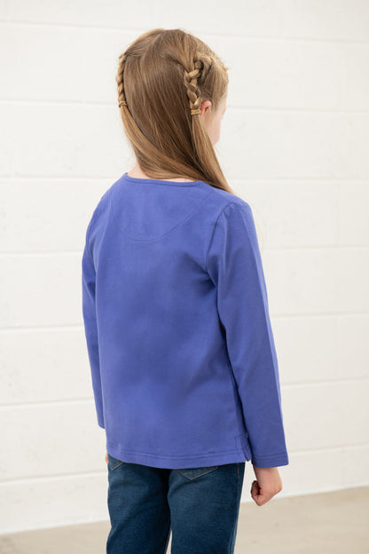 Causeway Top - Dog Print - Lighthouse