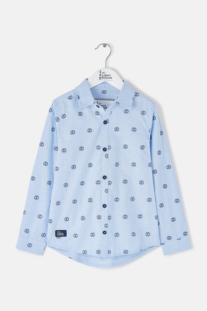 Charlie Shirt - Football Print - Lighthouse