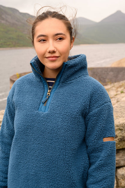 Coast Fleece - Teal - Lighthouse