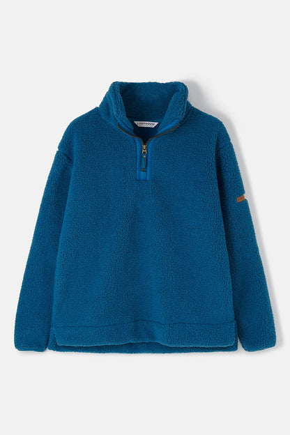 Coast Fleece - Teal - Lighthouse