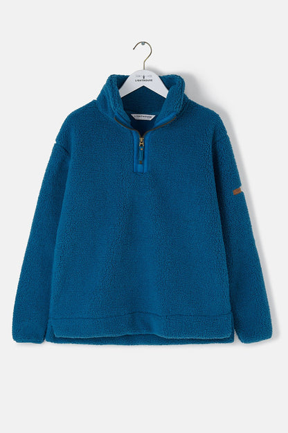 Coast Fleece - Teal - Lighthouse