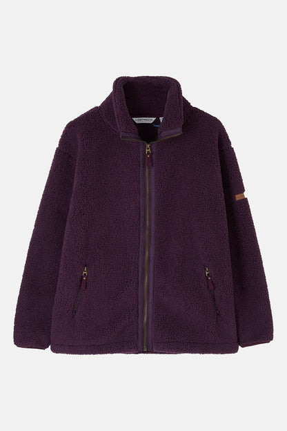 Cobh Fleece - Cranberry - Lighthouse