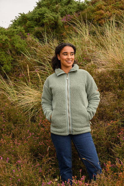 Cobh Fleece - Sage - Lighthouse