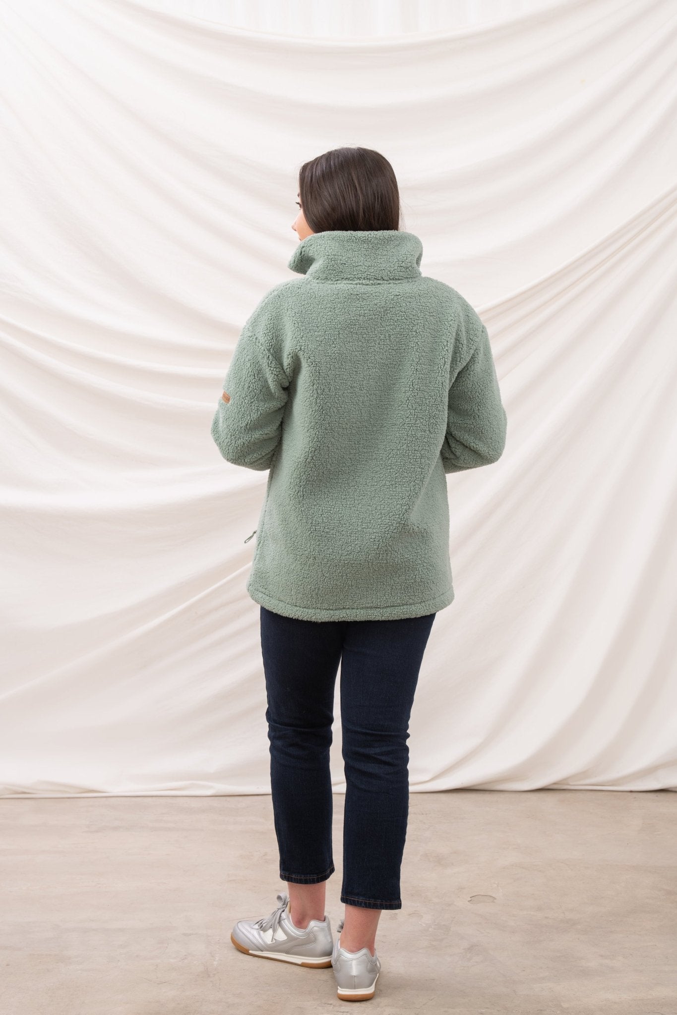 Cobh Fleece - Sage - Lighthouse