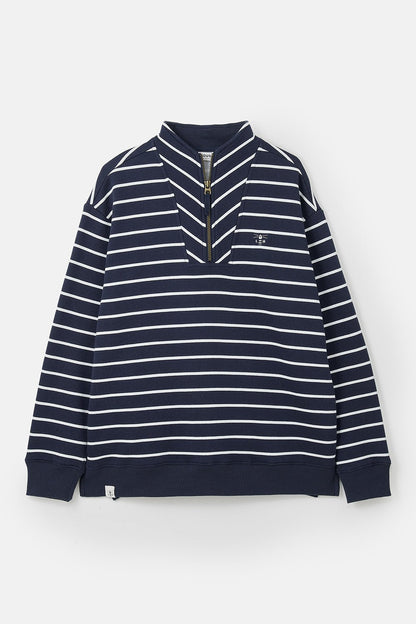 Coral Jersey - Navy Stripe - Lighthouse