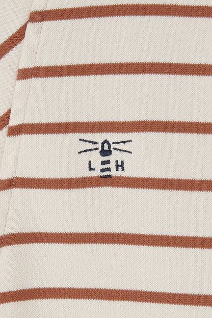 Coral Jersey - Rust Stripe - Lighthouse