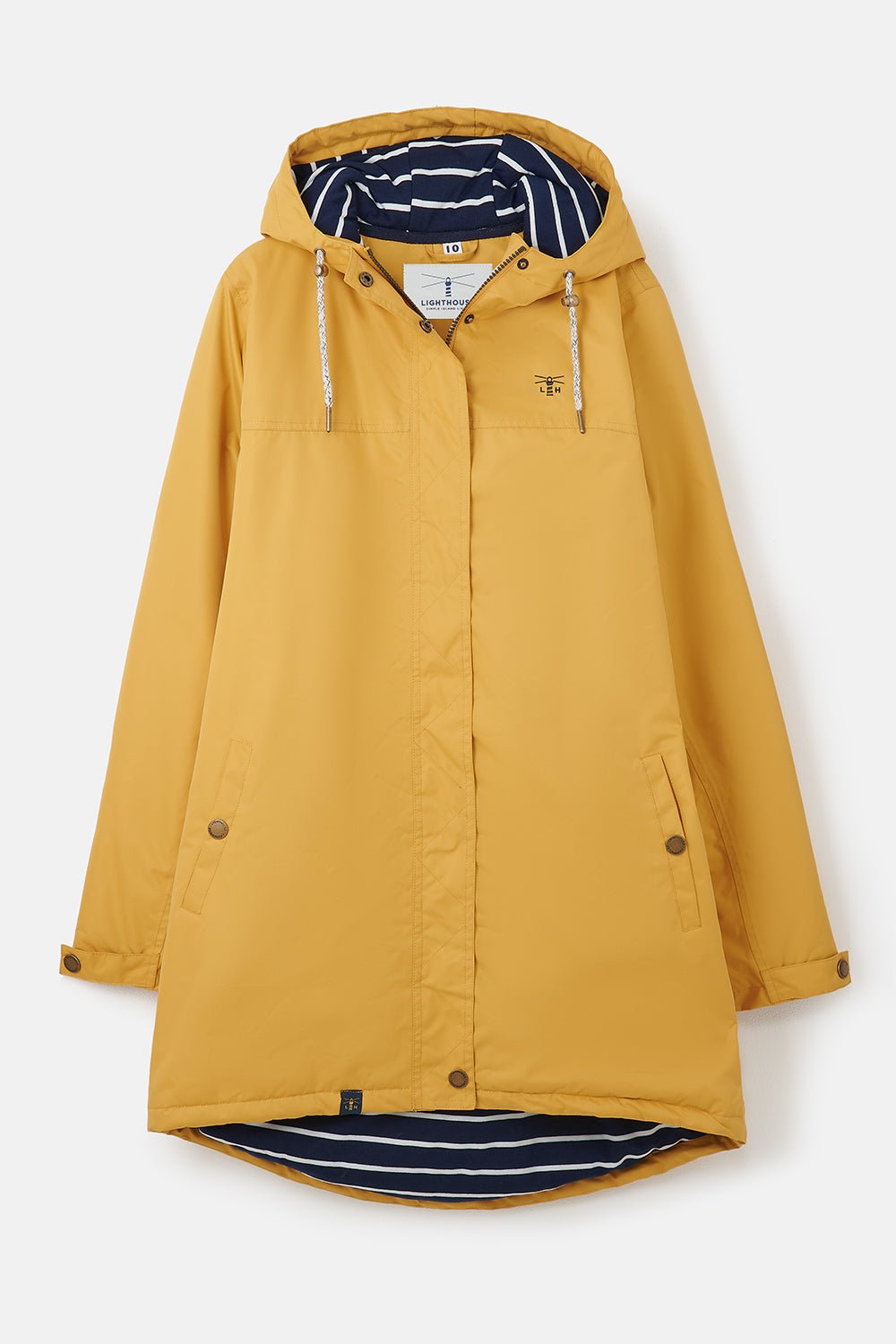 Eva Long Coat - Antique Gold - Lighthouse