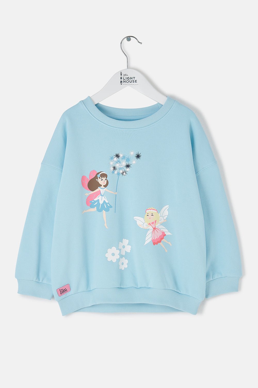 Flora Sweatshirt - Fairy Print - Lighthouse
