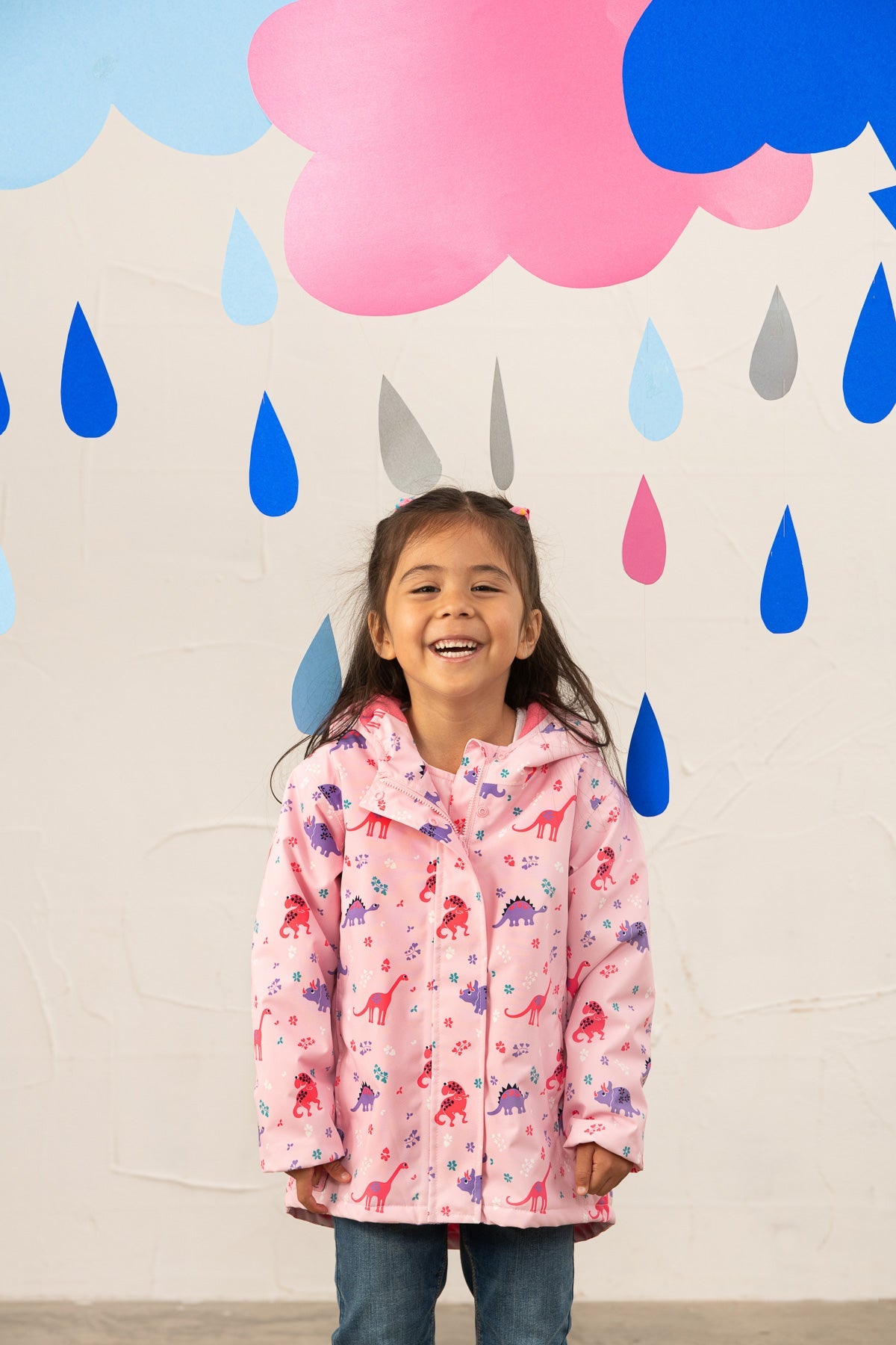 Freya Coat - Dino Dance - Lighthouse