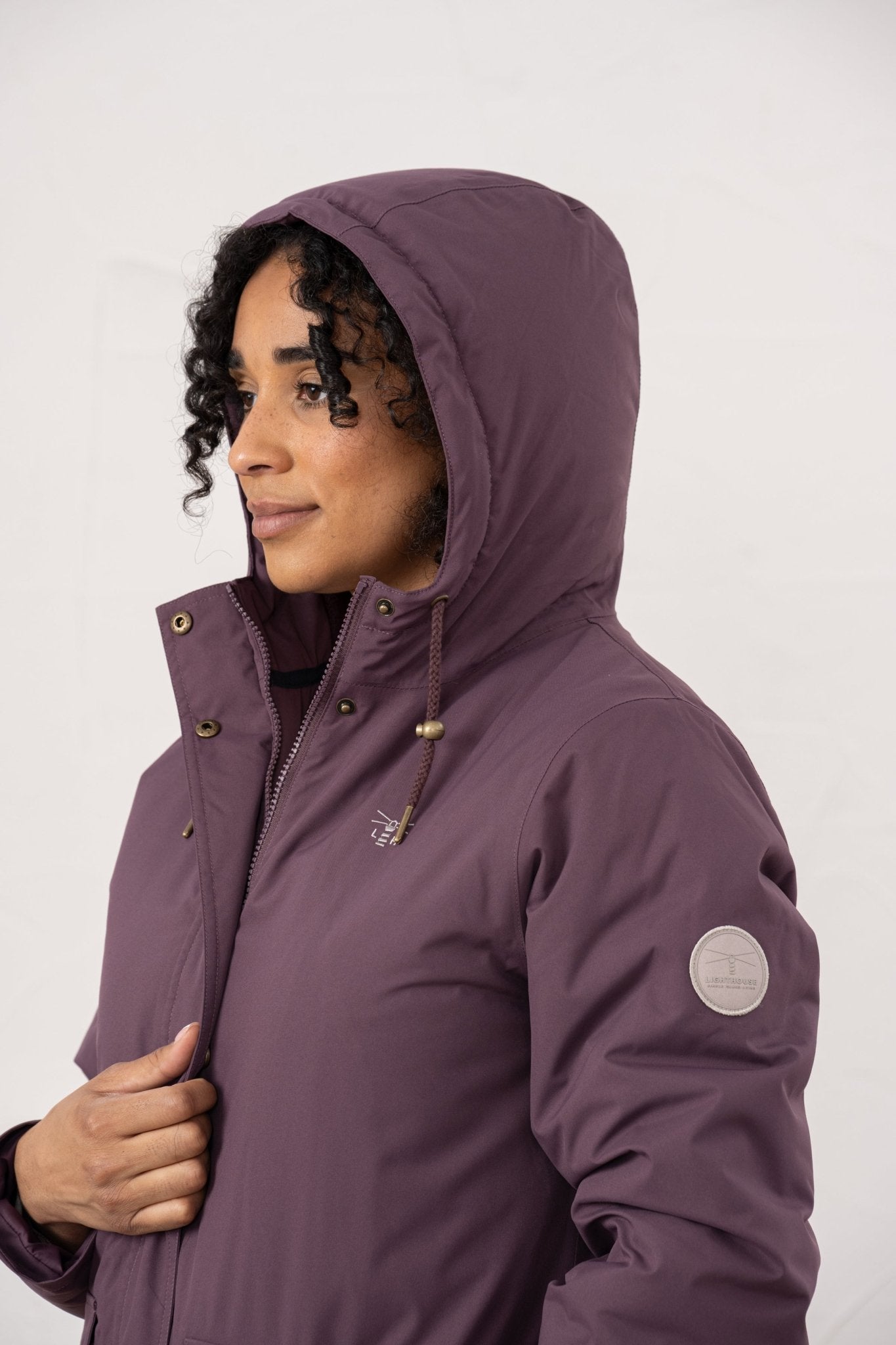 Imogen Coat - Cranberry - Lighthouse