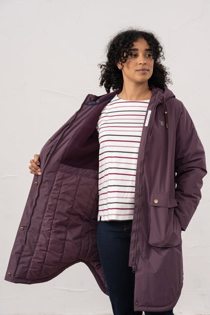 Imogen Coat - Cranberry - Lighthouse