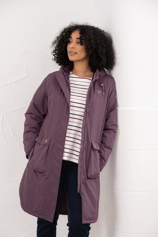 Imogen Coat - Cranberry - Lighthouse