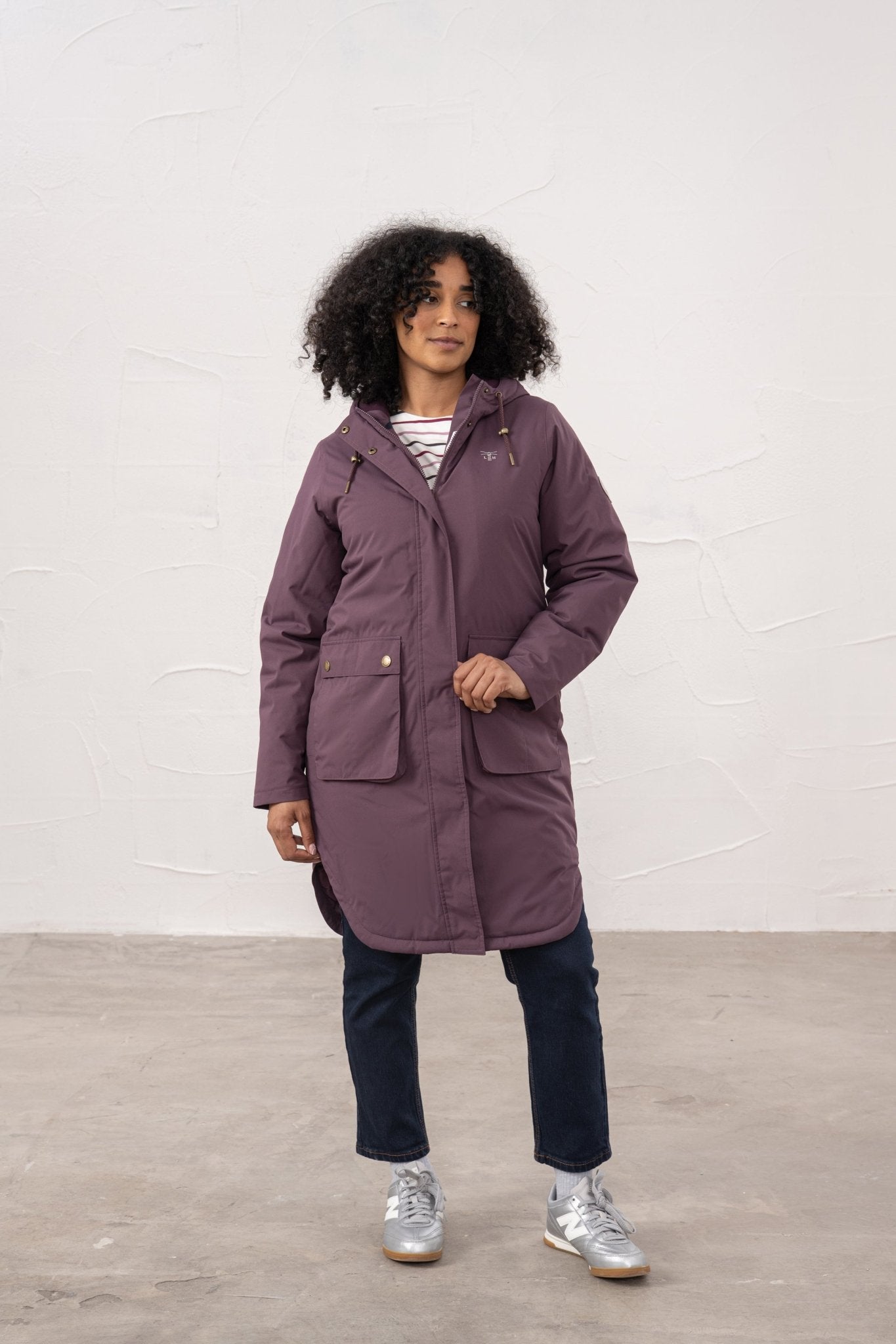 Imogen Coat - Cranberry - Lighthouse