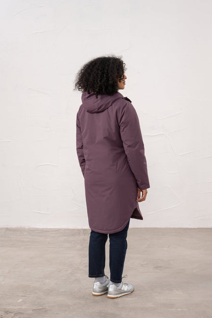 Imogen Coat - Cranberry - Lighthouse