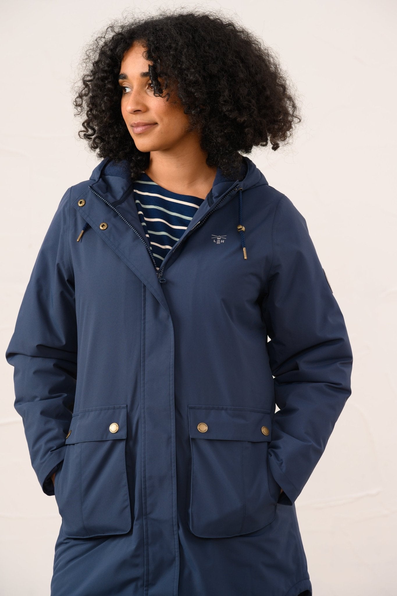 Imogen Coat - Navy - Lighthouse