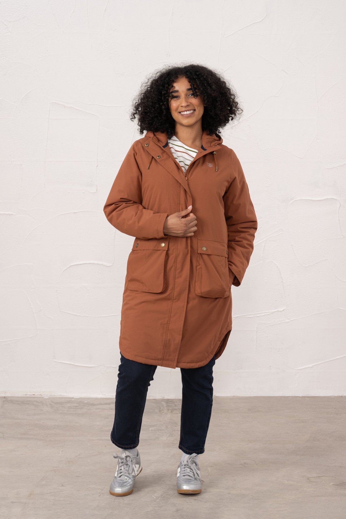 Imogen Coat - Rust - Lighthouse