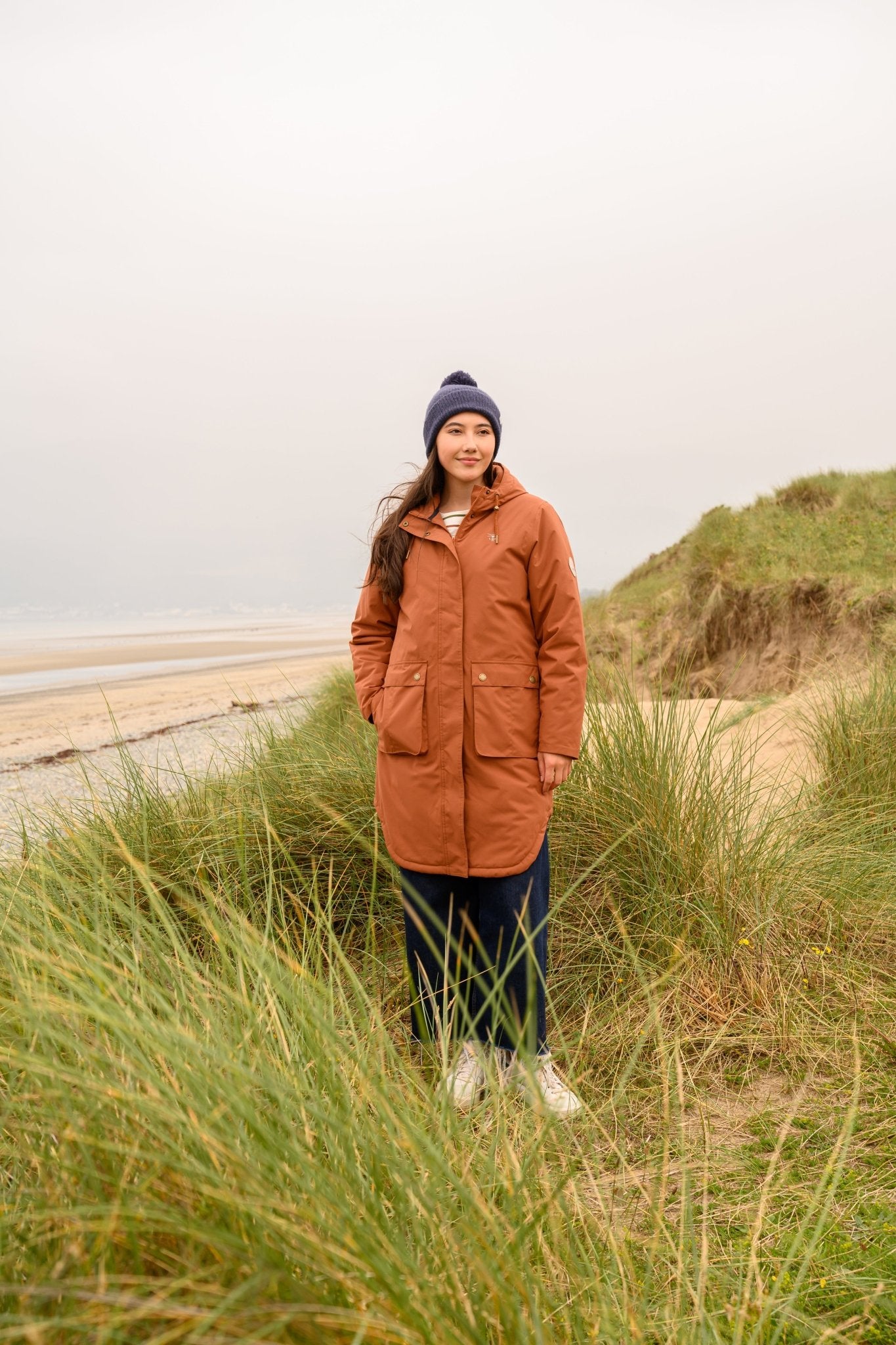 Imogen Coat - Rust - Lighthouse