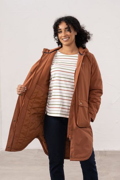 Imogen Coat - Rust - Lighthouse