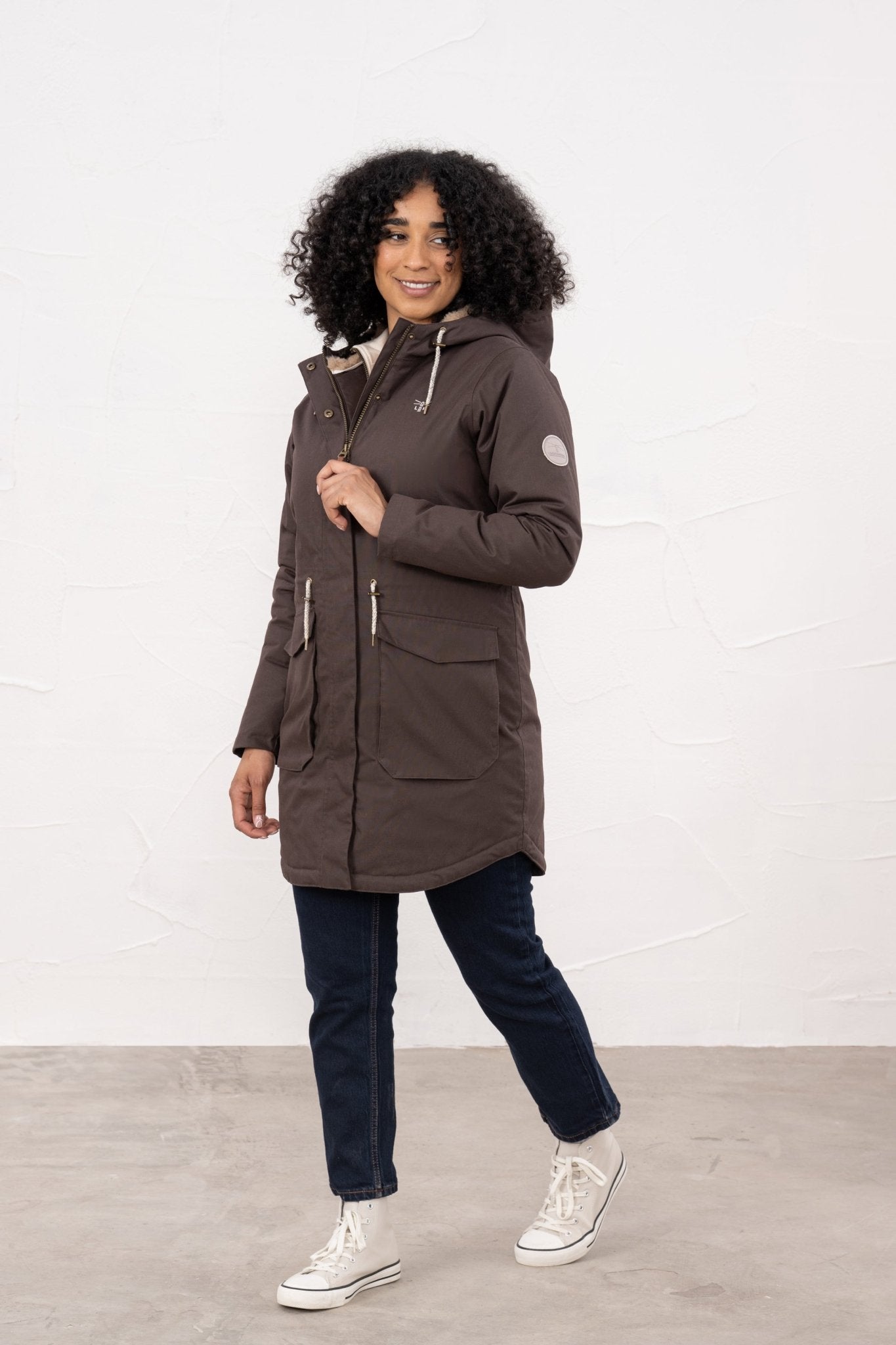 Isobel Coat - Cocoa - Lighthouse