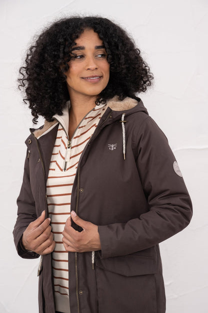 Isobel Coat - Cocoa - Lighthouse