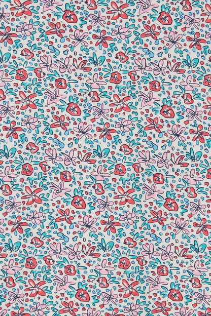 Katie Dress - Ditsy Floral - Lighthouse