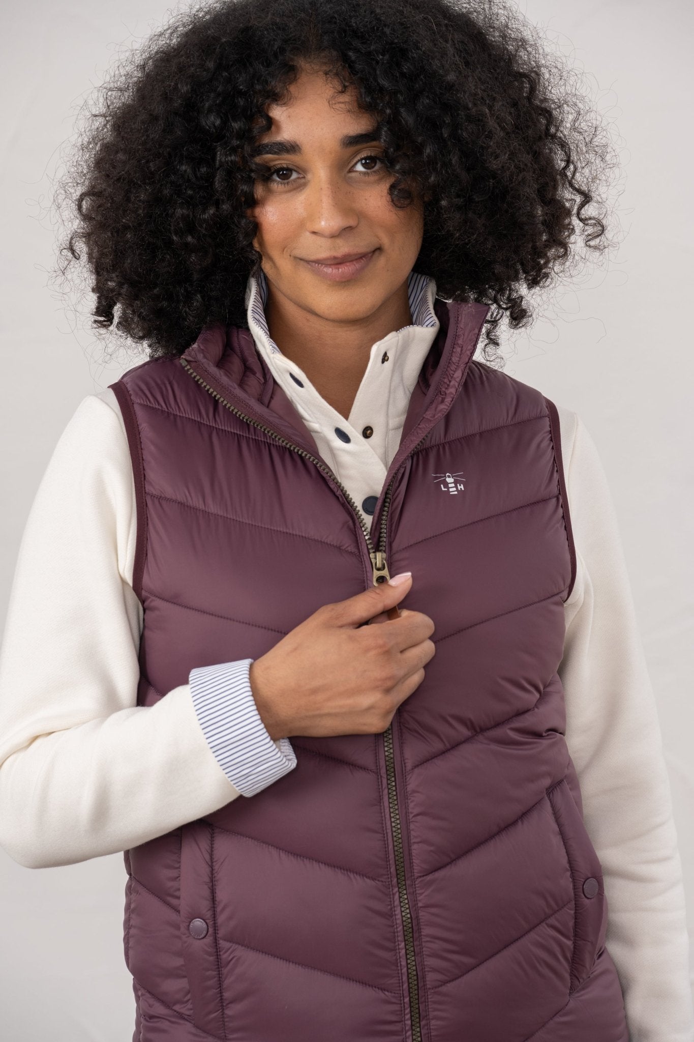 Laurel Gilet - Cranberry - Lighthouse