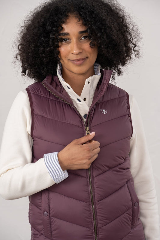 Laurel Gilet - Cranberry - Lighthouse