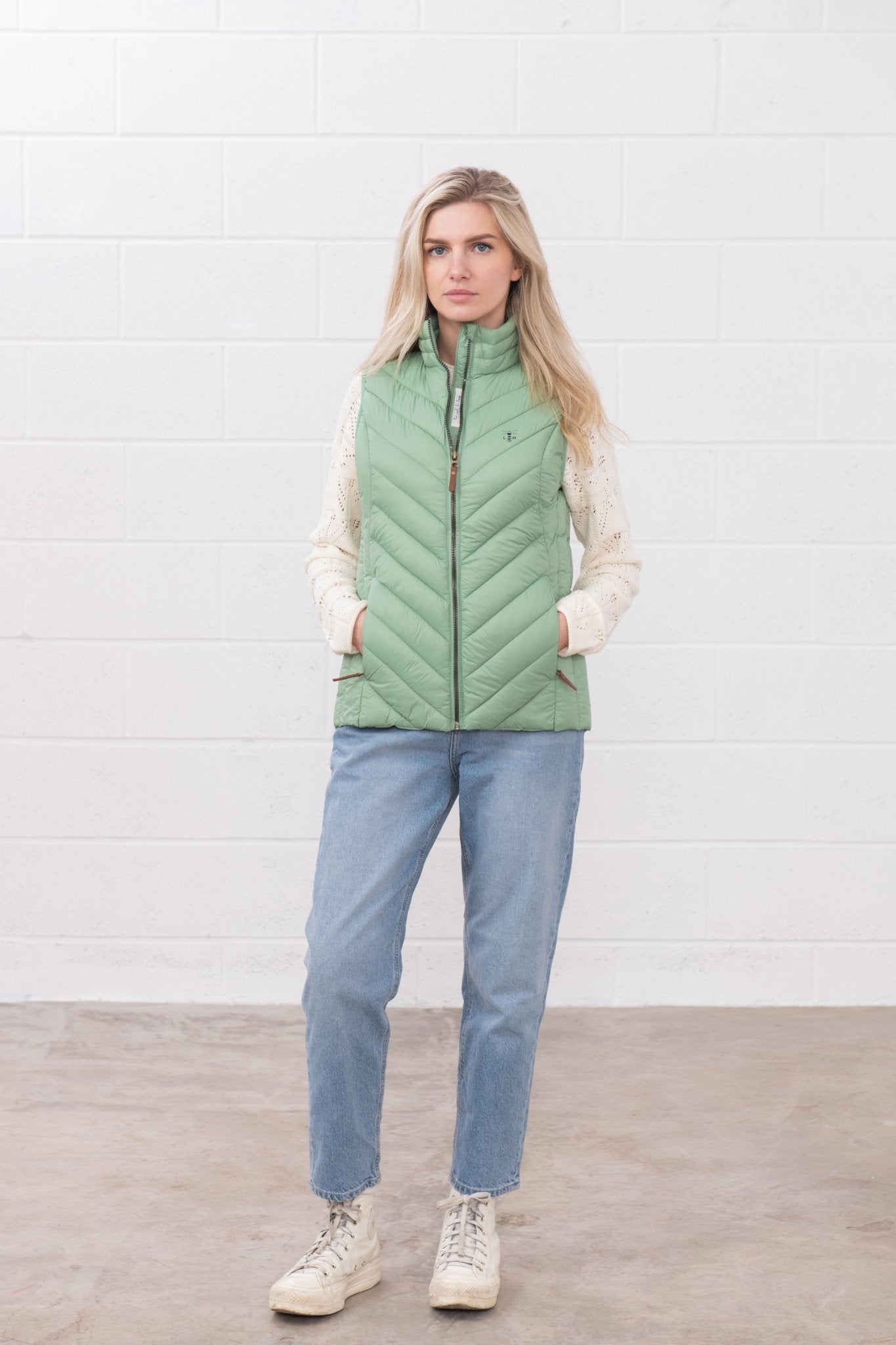 Laurel Gilet - Soft Sage - Lighthouse