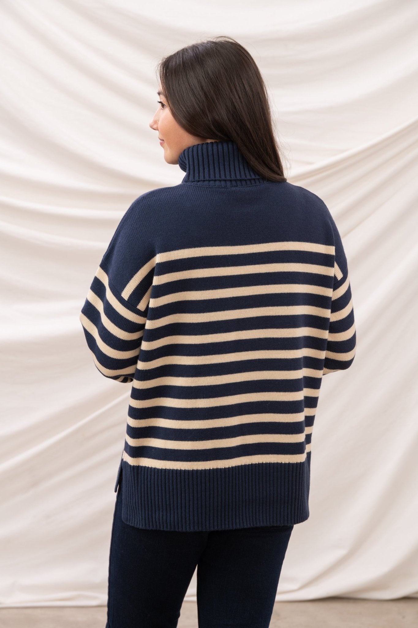 Luisa Jumper - Navy Stripe - Lighthouse