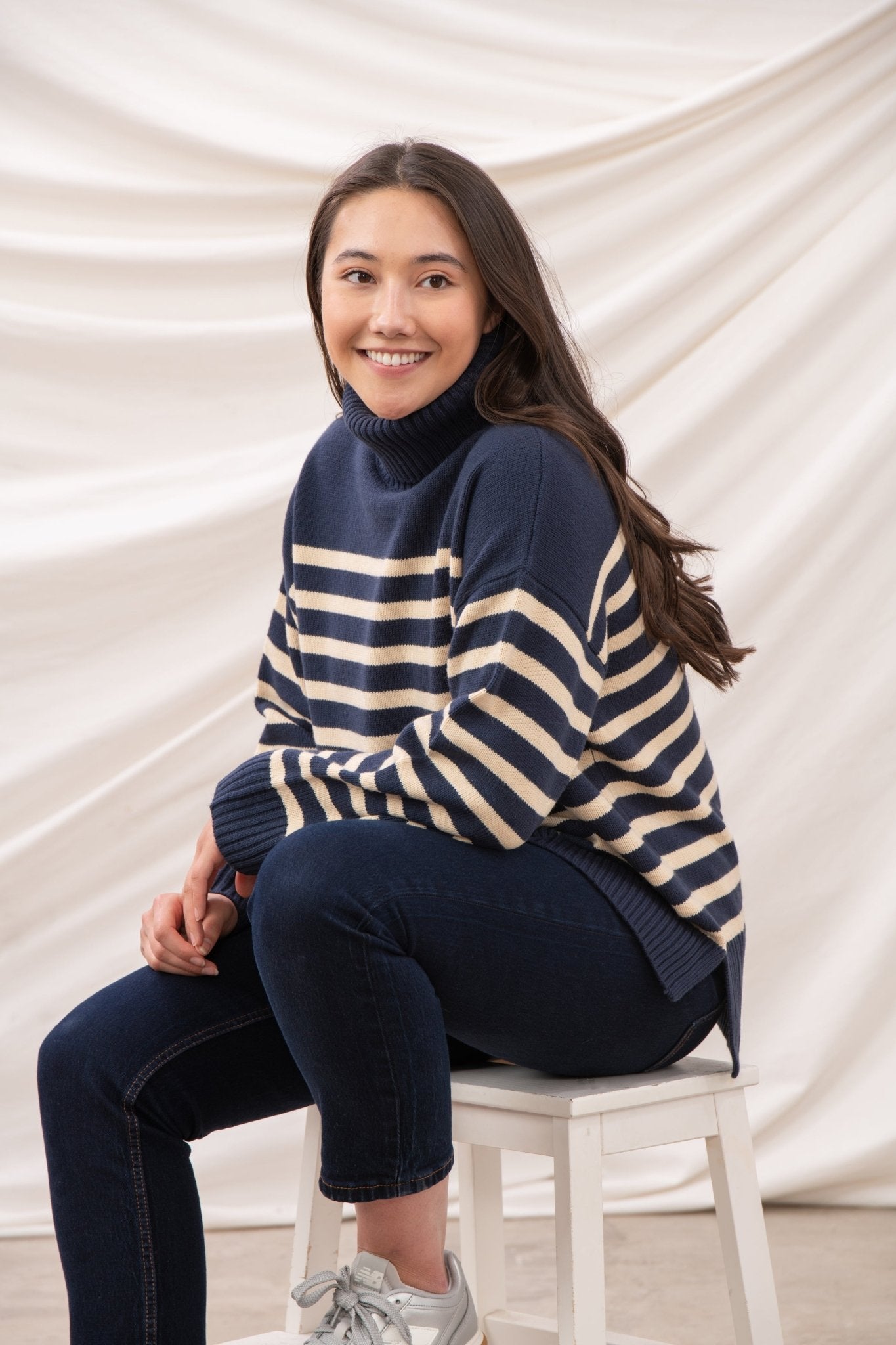 Luisa Jumper - Navy Stripe - Lighthouse