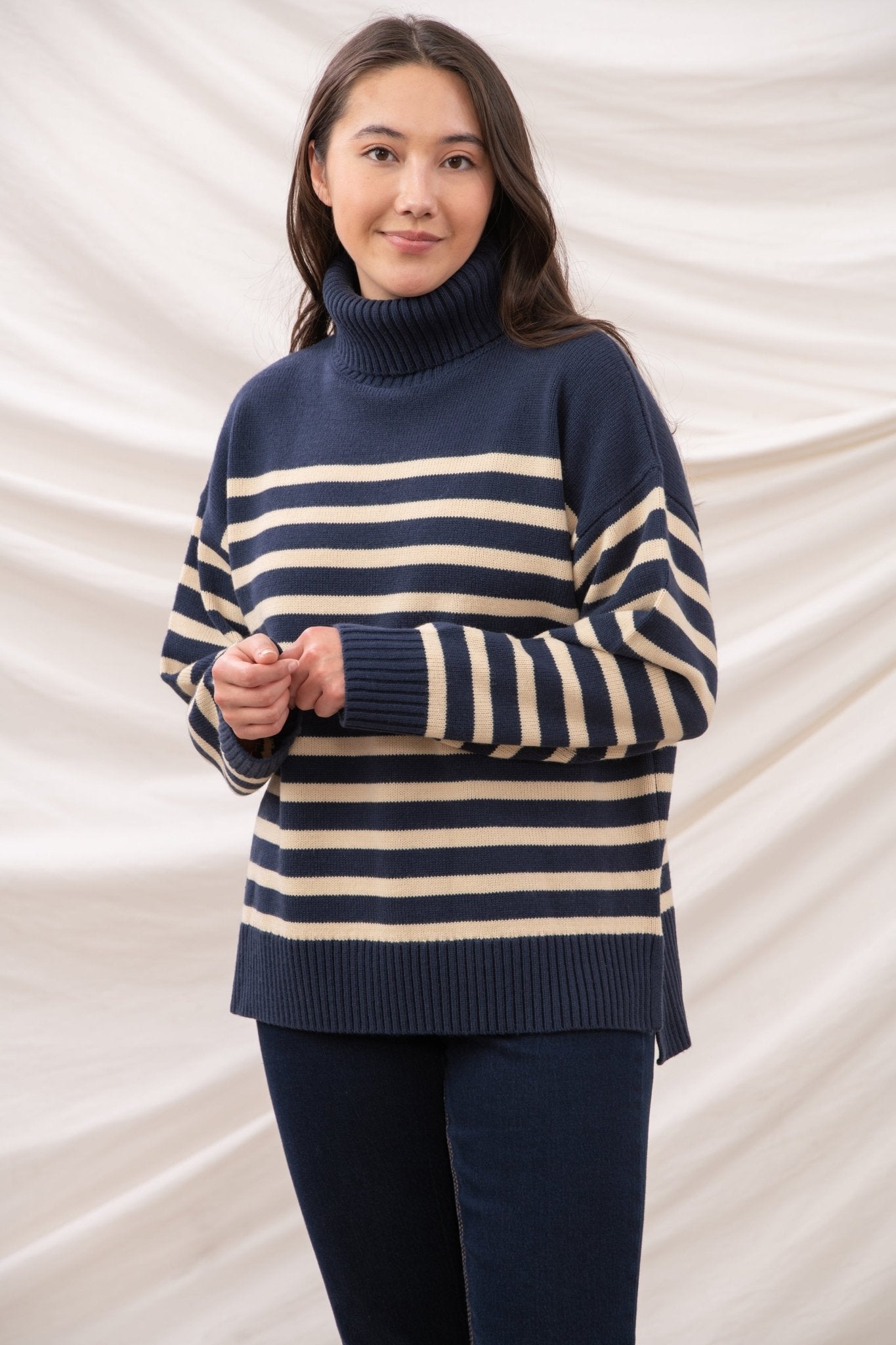 Luisa Jumper - Navy Stripe - Lighthouse