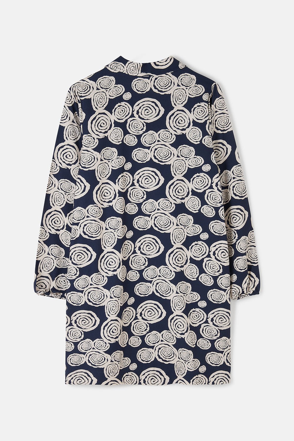 Nancy Dress - Navy Swirl - Lighthouse