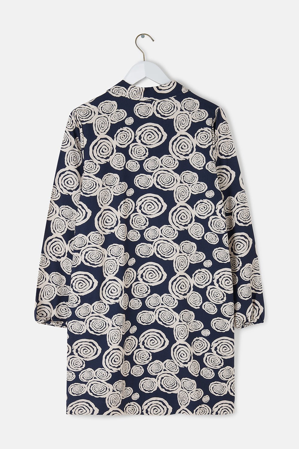 Nancy Dress - Navy Swirl - Lighthouse