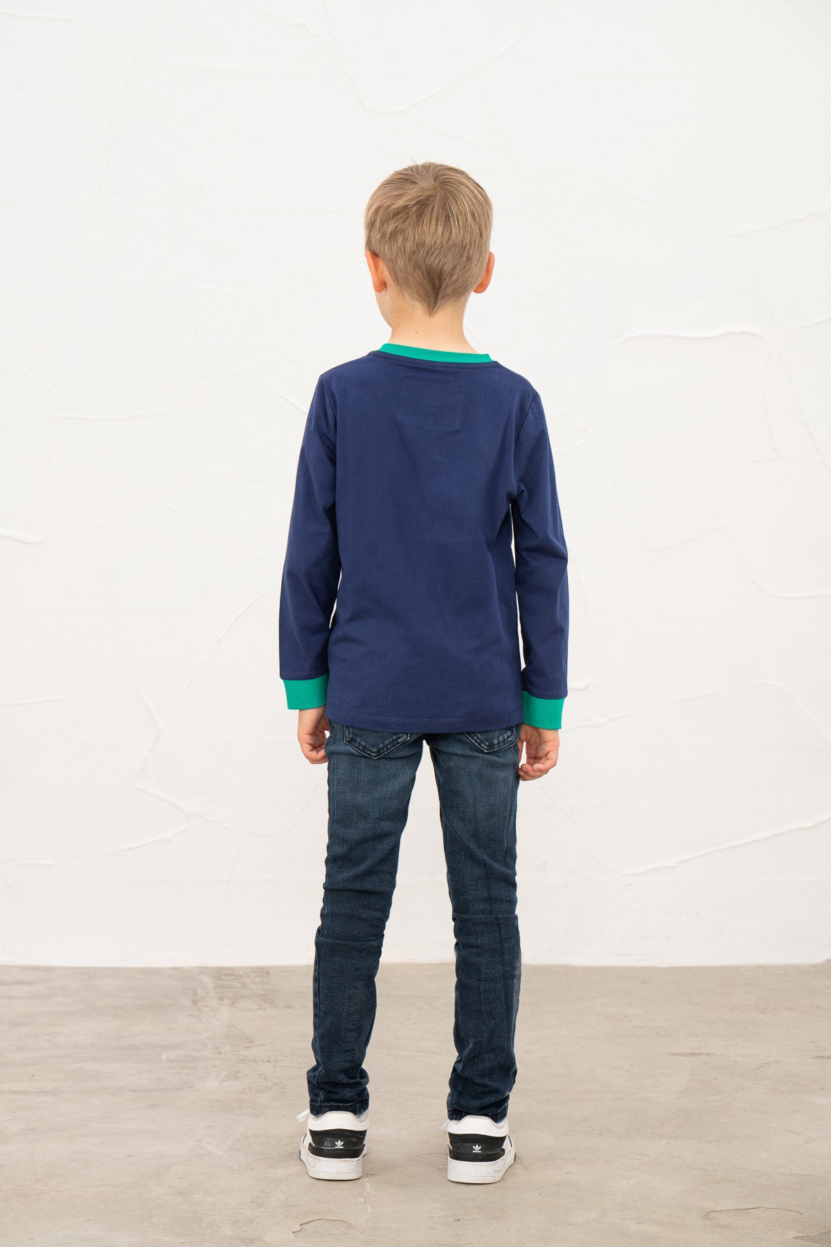 Oliver Top - Football Print - Lighthouse