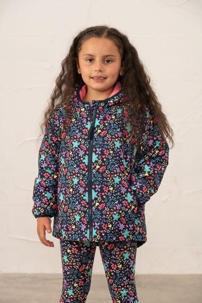 Quinn Coat - Floral Print - Lighthouse