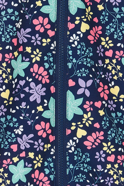 Quinn Coat - Floral Print - Lighthouse