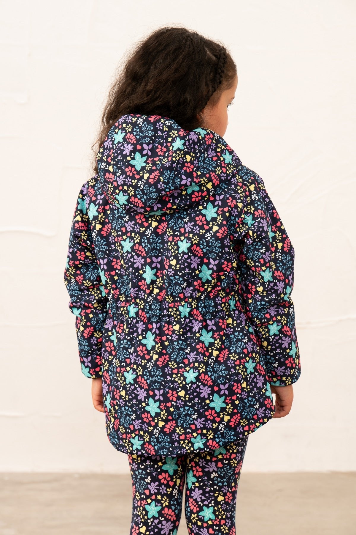 Quinn Coat - Floral Print - Lighthouse