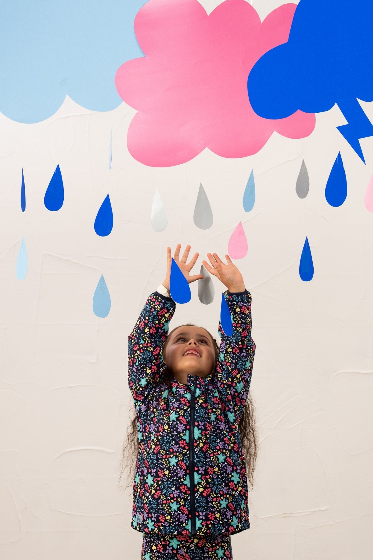 Quinn Coat - Floral Print - Lighthouse