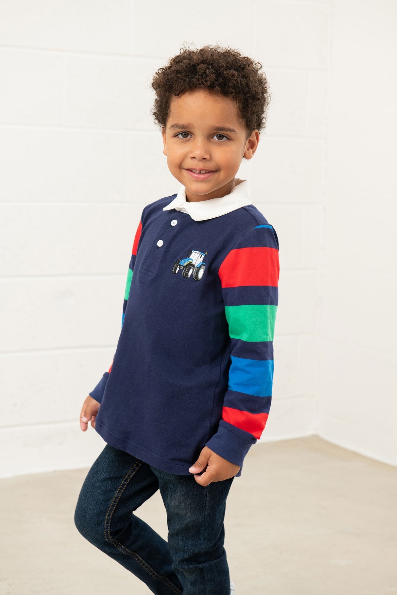 Rafferty Top - Blue Tractor - Lighthouse