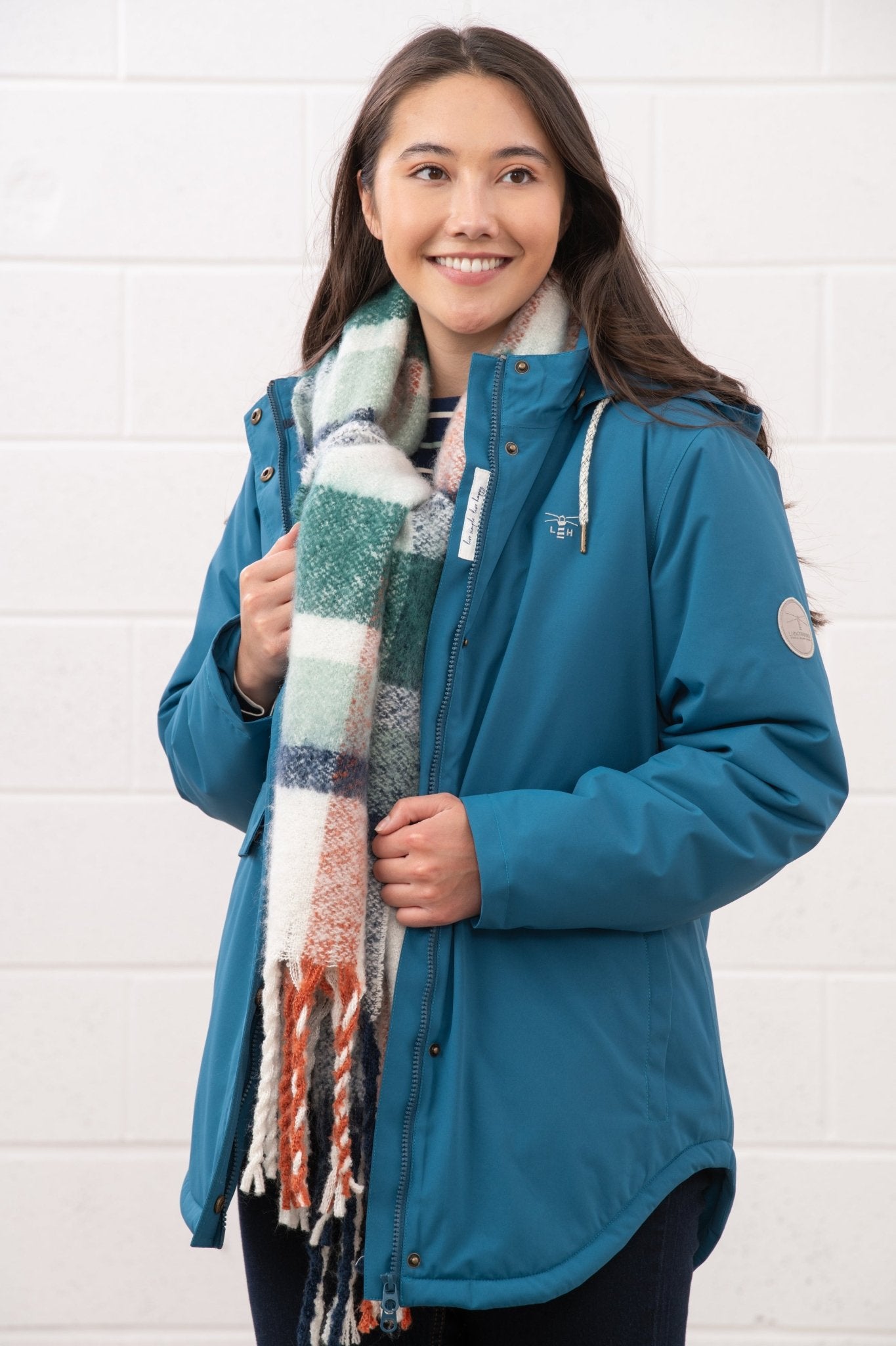 Tess Coat - Teal - Lighthouse